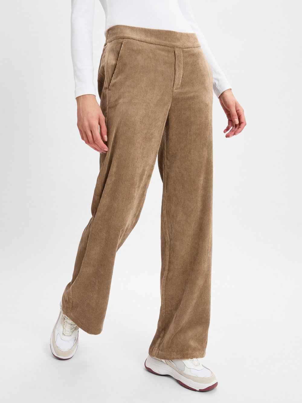 Marie Lund weite Hose Damen beige, 42