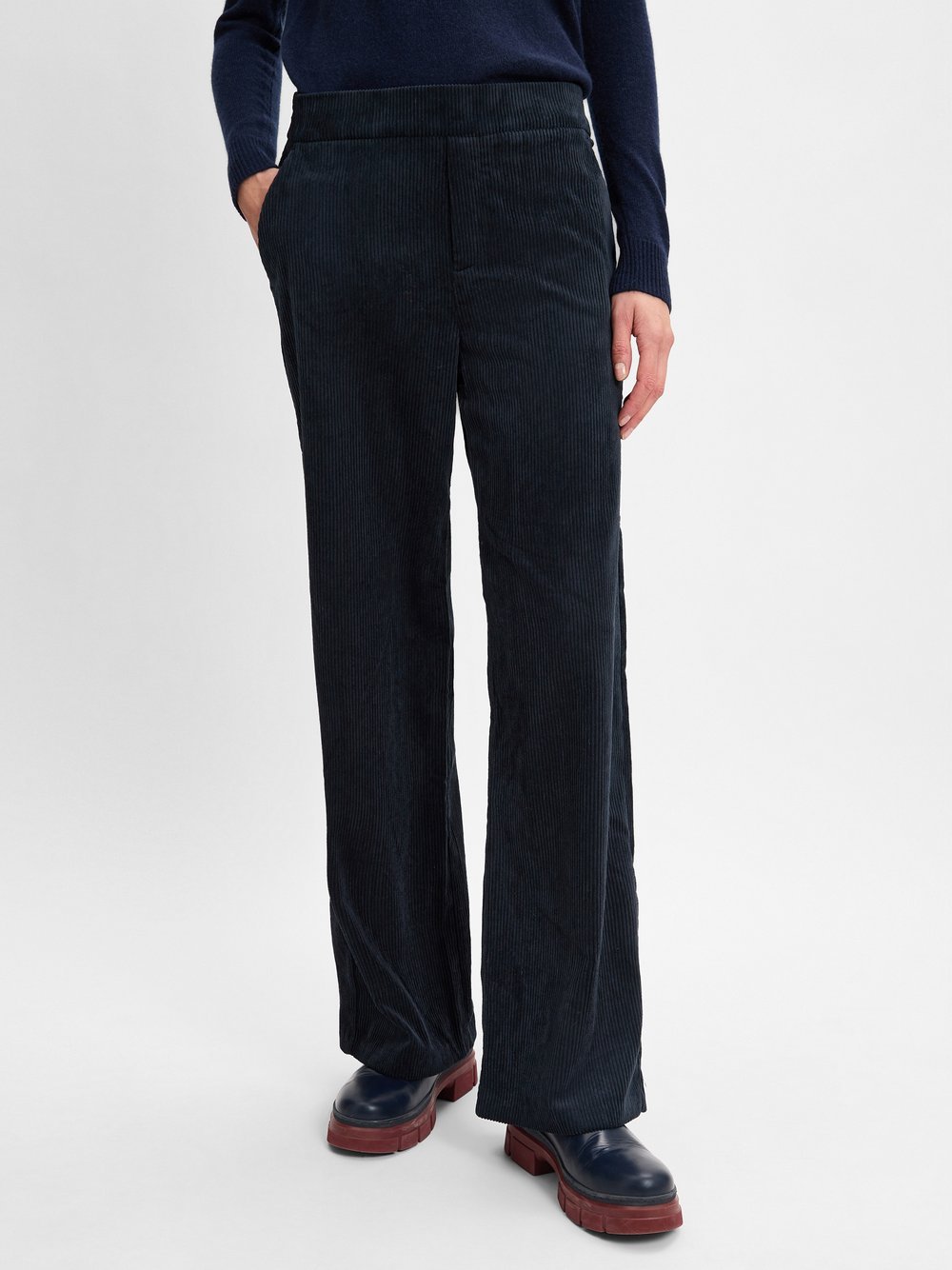 Marie Lund Hose Damen blau, 36