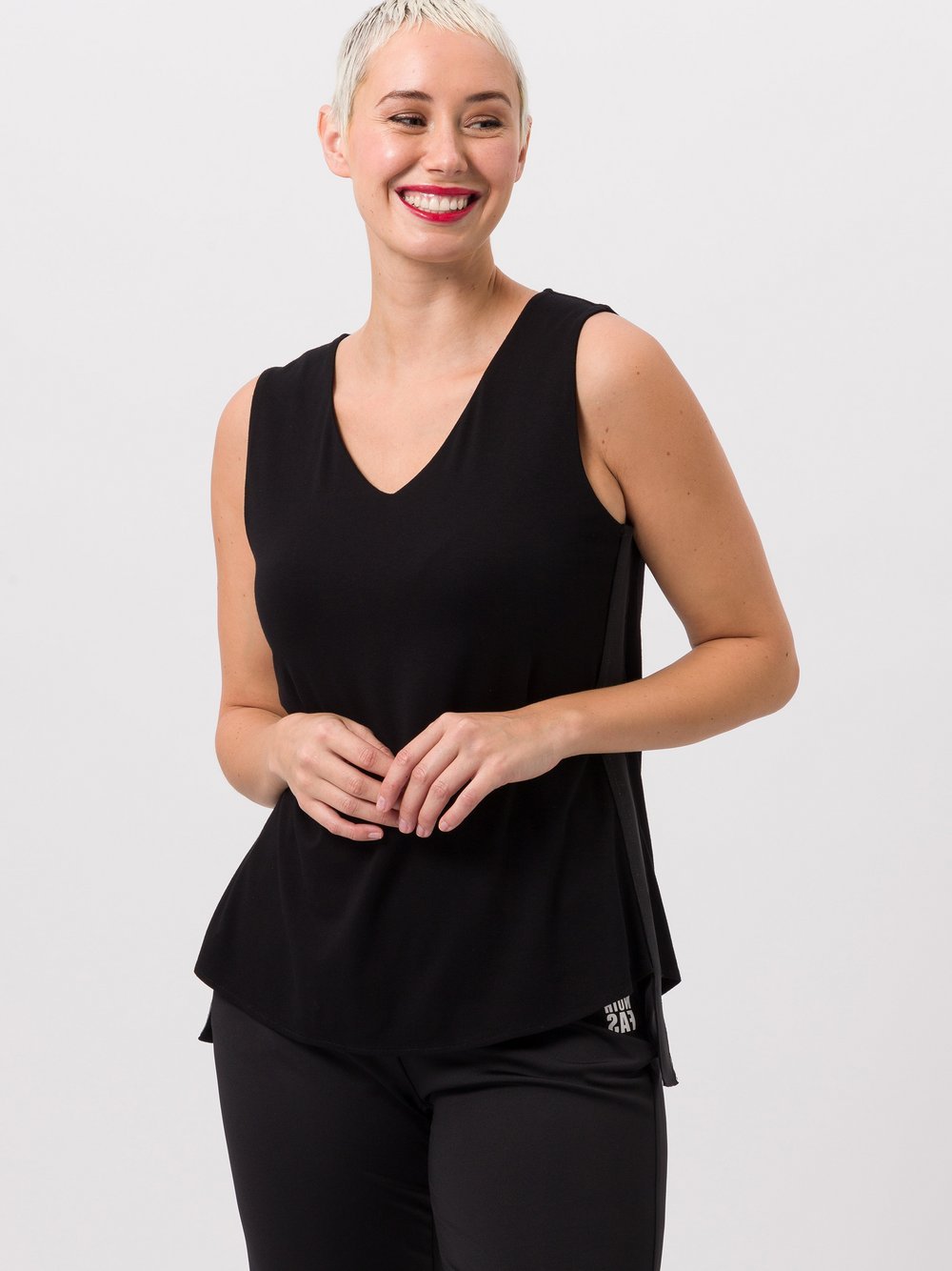 TUZZI Top Damen Viskose schwarz, 38