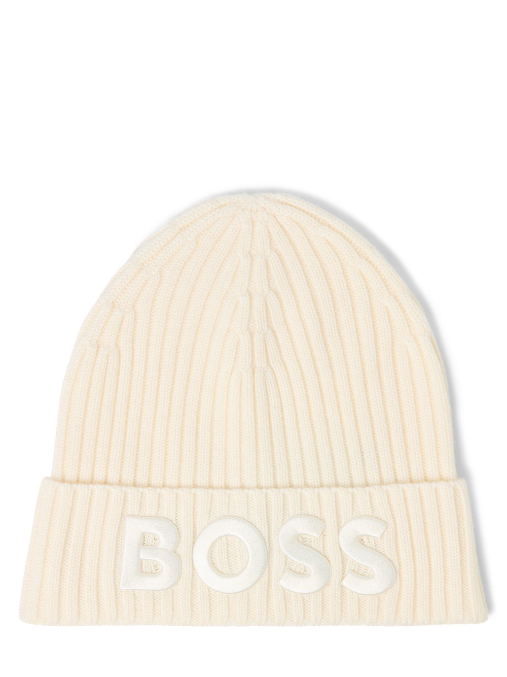 BOSS Strickmütze aus Schurwolle Damen gelb, ONE SIZE