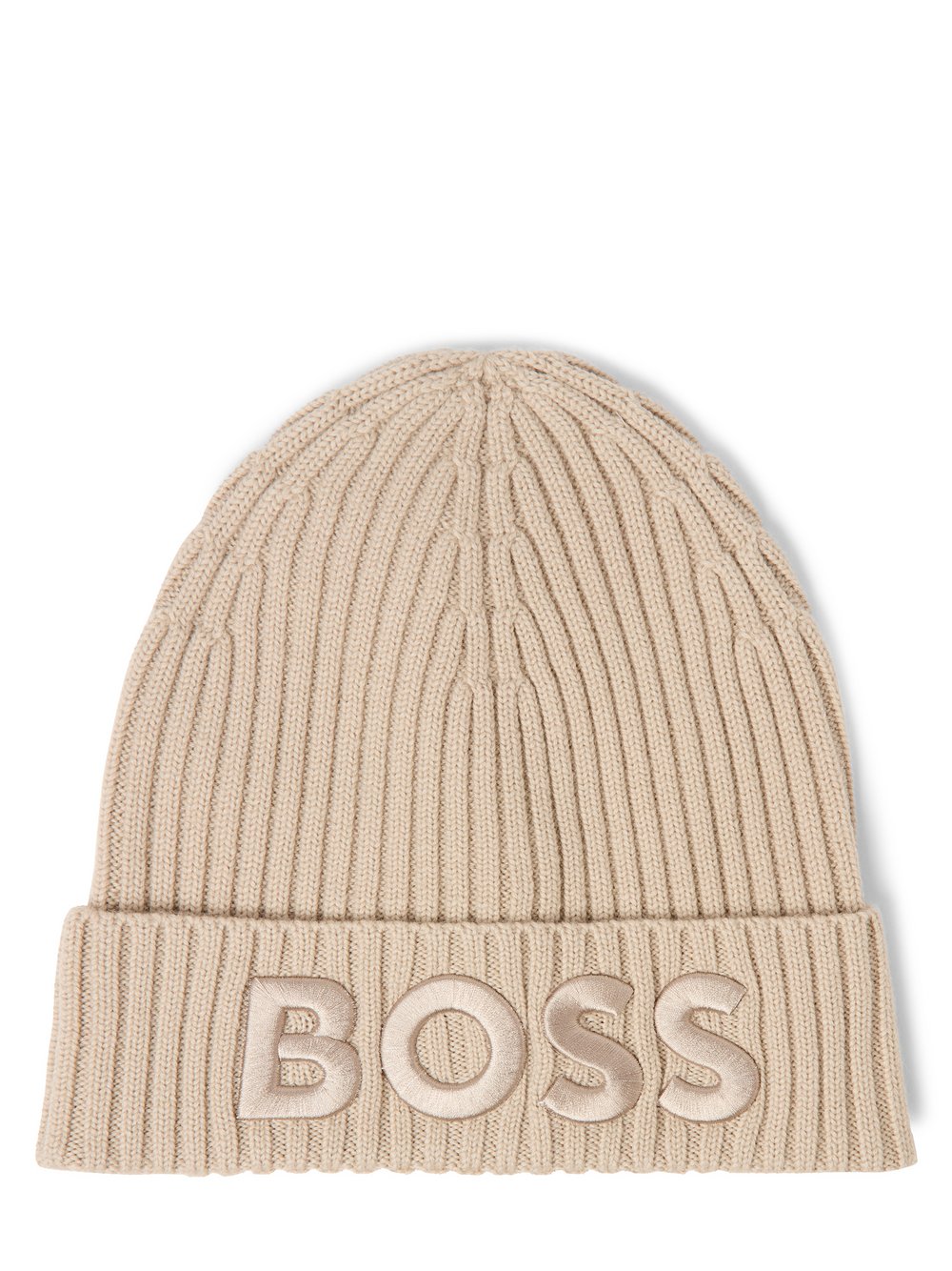 BOSS Strickmütze aus Schurwolle Damen braun, ONE SIZE