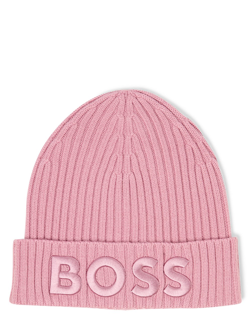BOSS Strickmütze aus Schurwolle Damen rosa, ONE SIZE