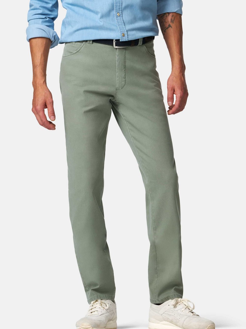 MEYER Chino Herren grün, 58