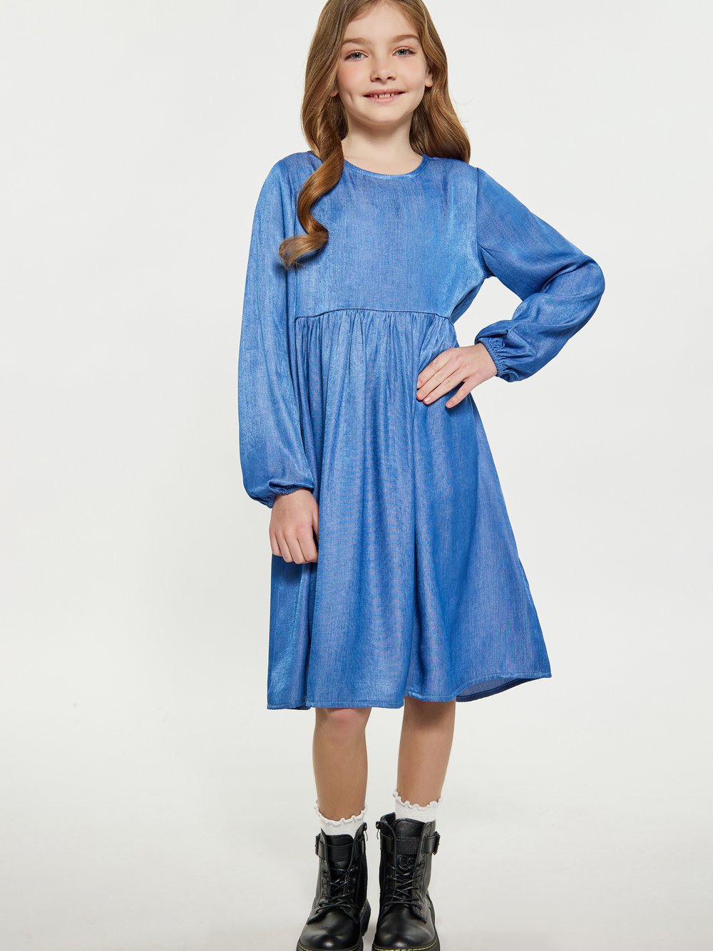 Dreimaster (Kids) Kleid Mädchen blau, 146