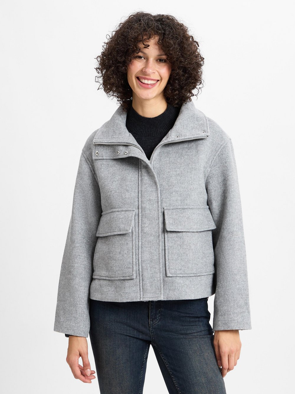 s.Oliver Jacke mit Wollanteil Damen grau, 38