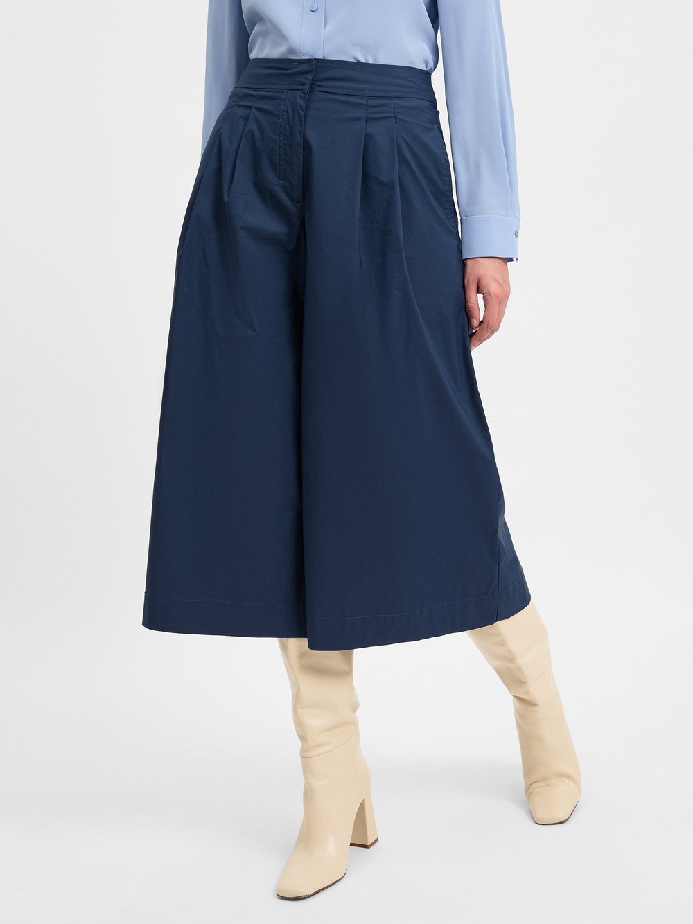 IPURI Culottes Damen Baumwolle blau, 34