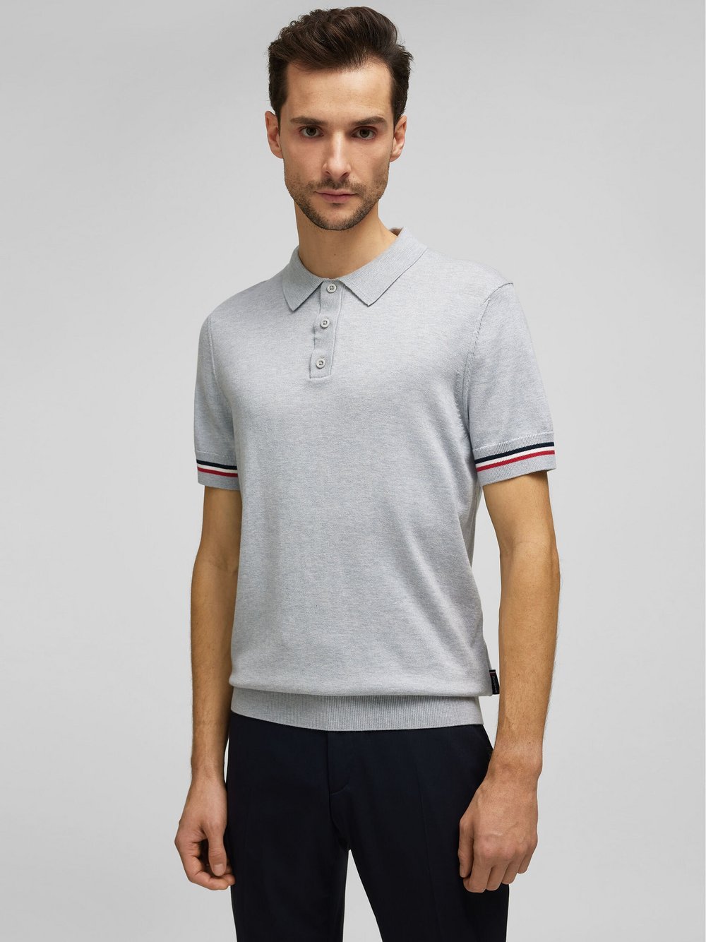 Daniel Hechter Poloshirt Herren grau, M