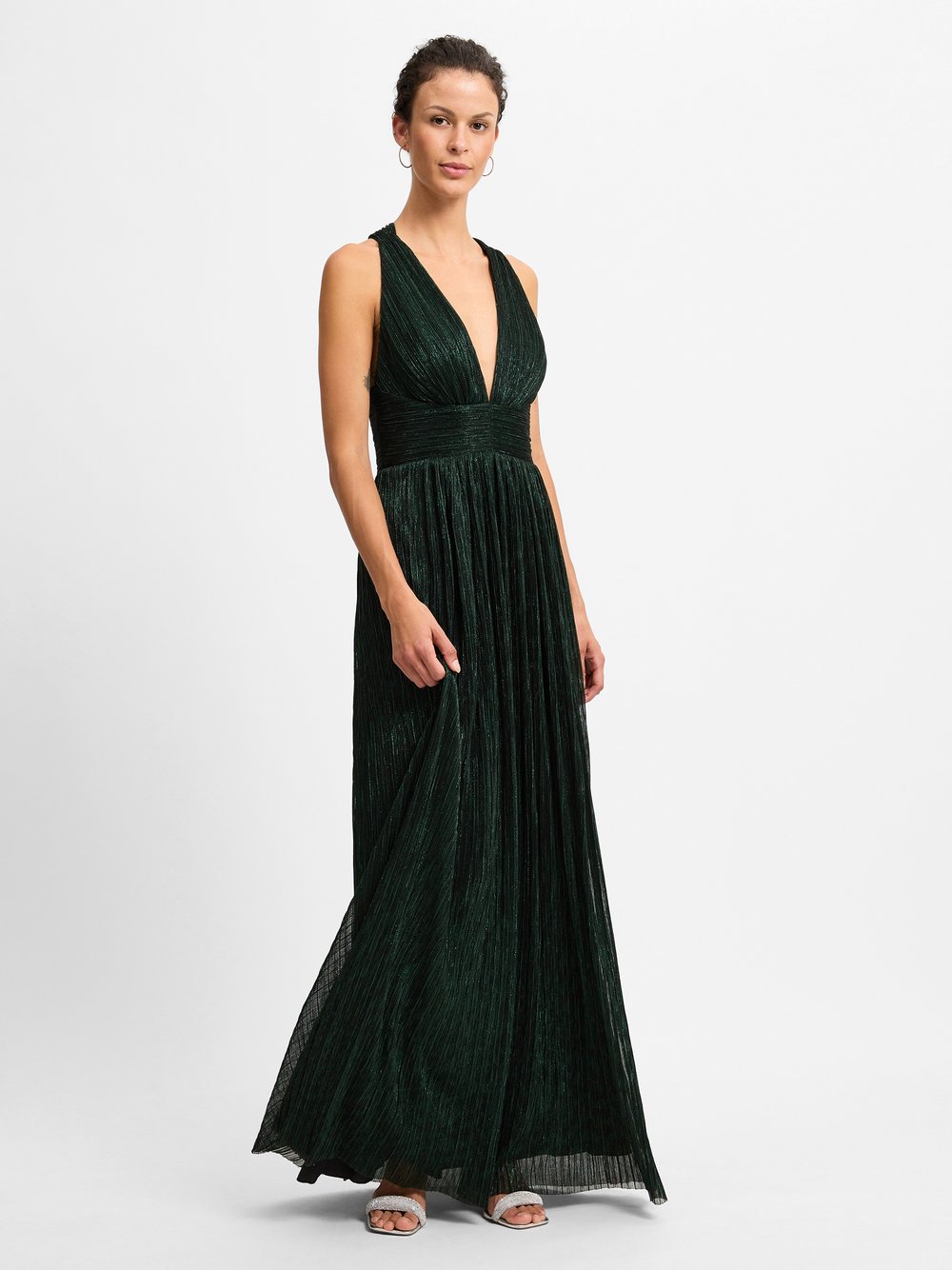 Marie Lund Abendkleid Damen grün meliert, 36