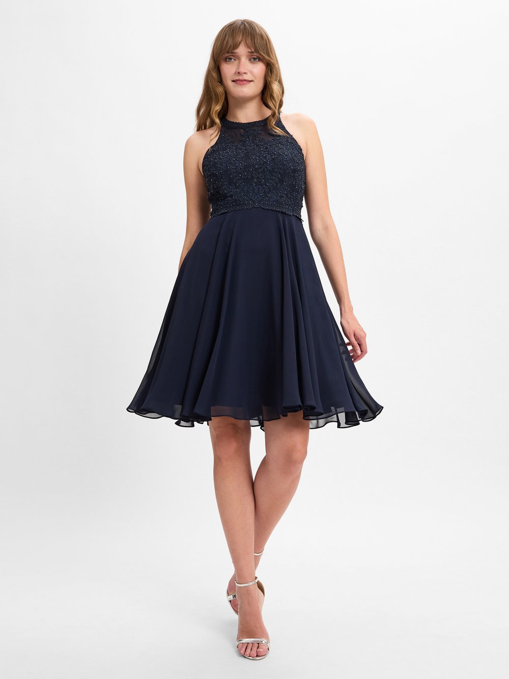 Marie Lund Abendkleid Damen blau, 34