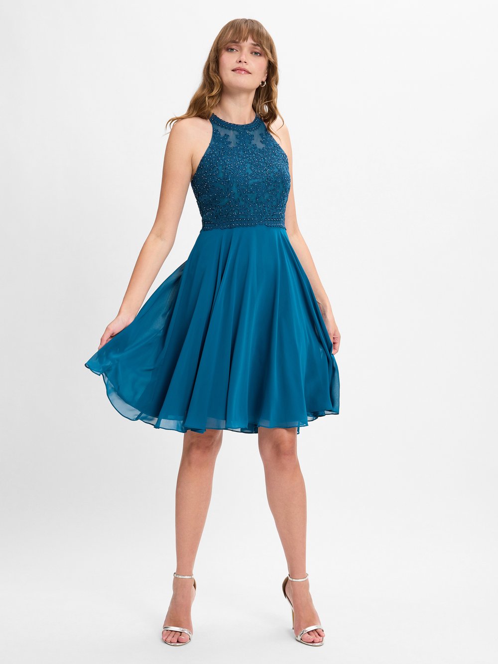 Marie Lund Abendkleid Damen mehrfarbig, 36