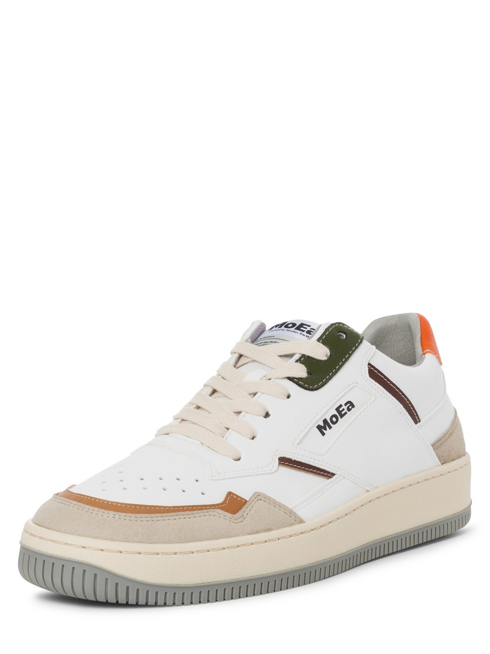 MoEa Sneaker Herren Kunstleder mehrfarbig gemustert, 42