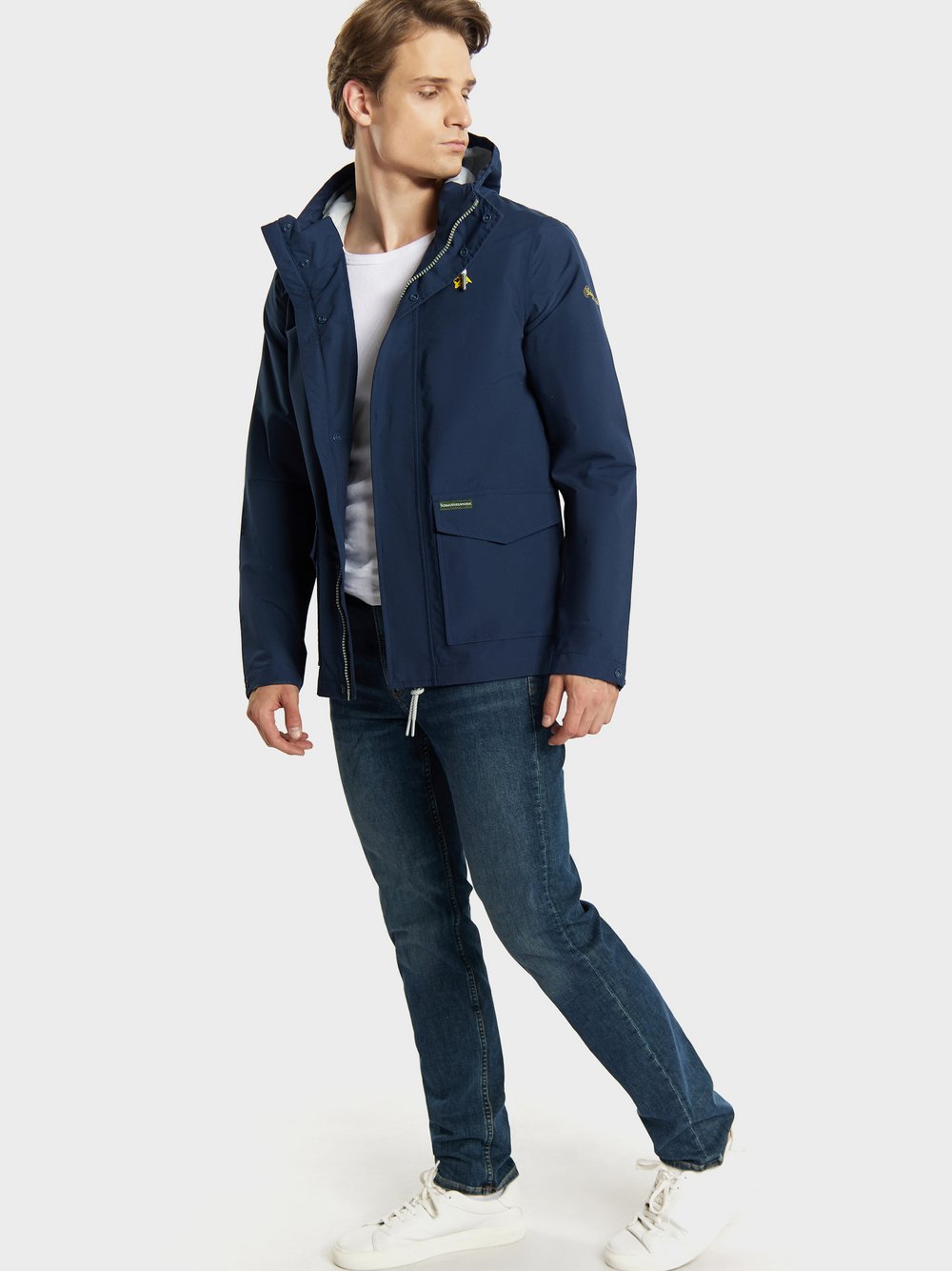 Schmuddelwedda Regenjacke Herren blau, L