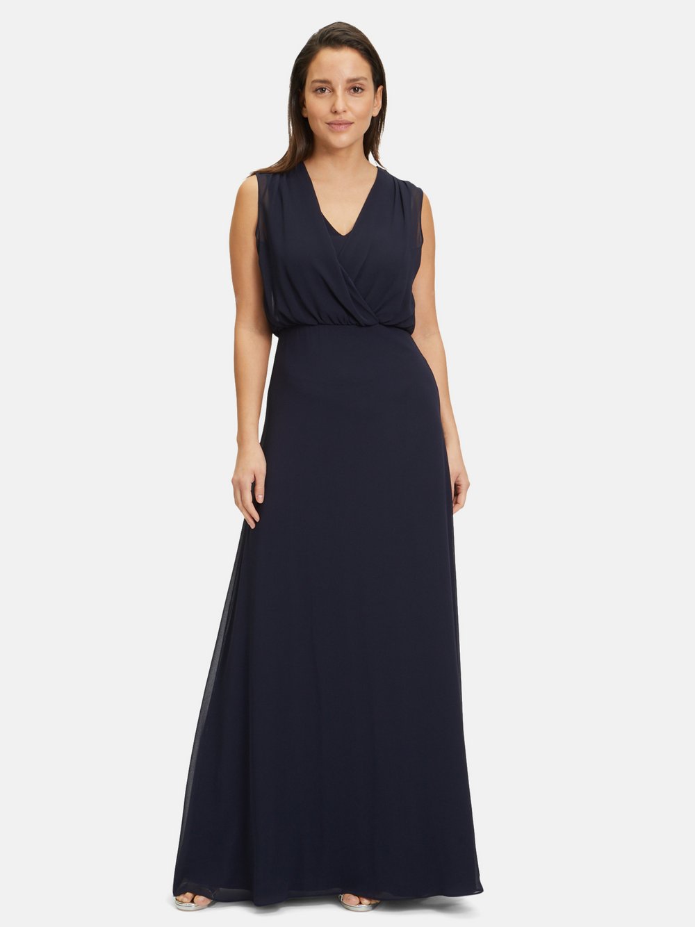 Vera Mont Chiffonkleid Damen blau, 42