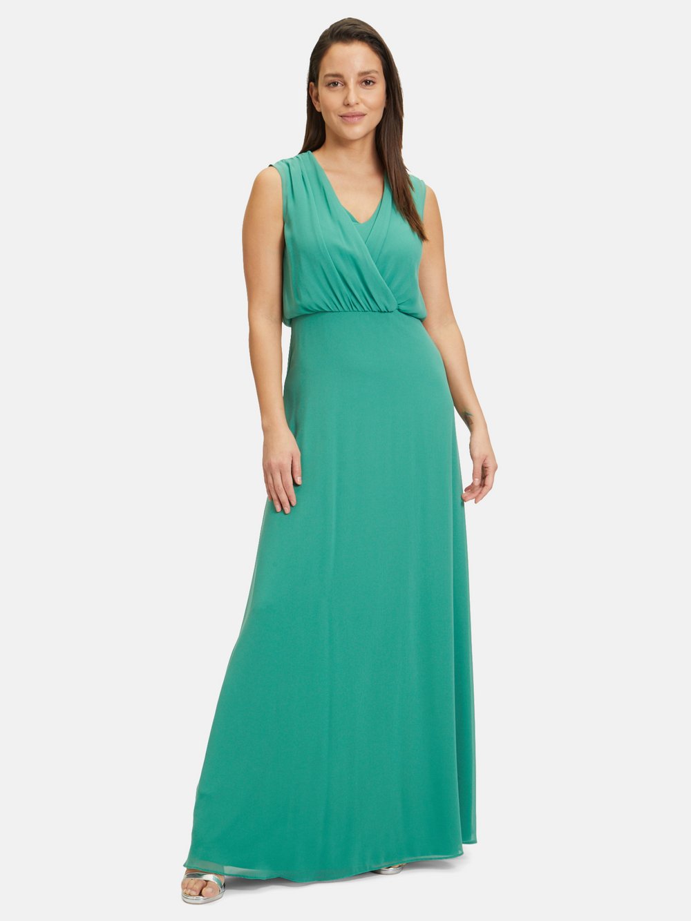 Vera Mont Chiffonkleid Damen grün, 38