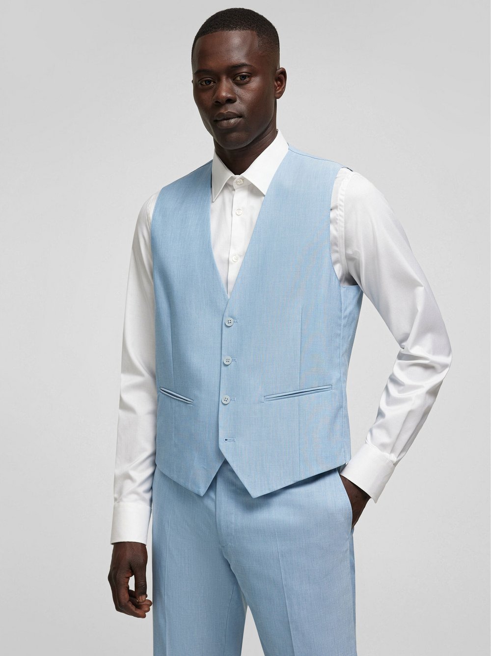 Daniel Hechter Weste Herren Modern Fit blau, 48