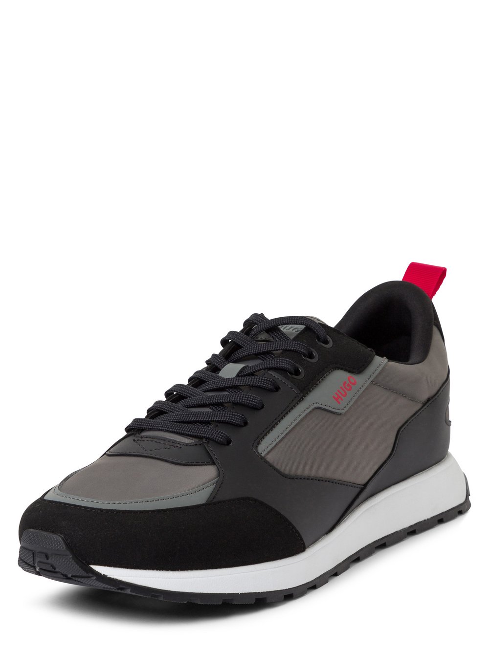 HUGO Sneaker Herren Kunstleder grau, 43