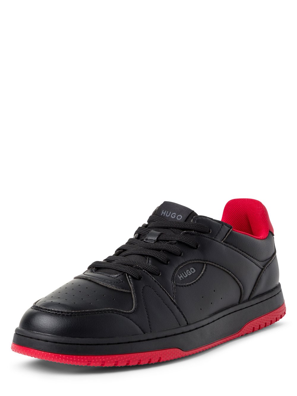 HUGO Sneaker Herren Kunstleder schwarz, 41