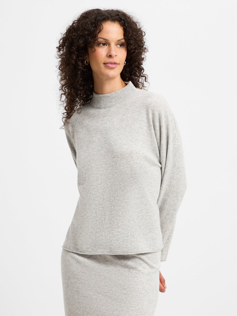 Drykorn Pullover Damen Feinstrick grau meliert, XS