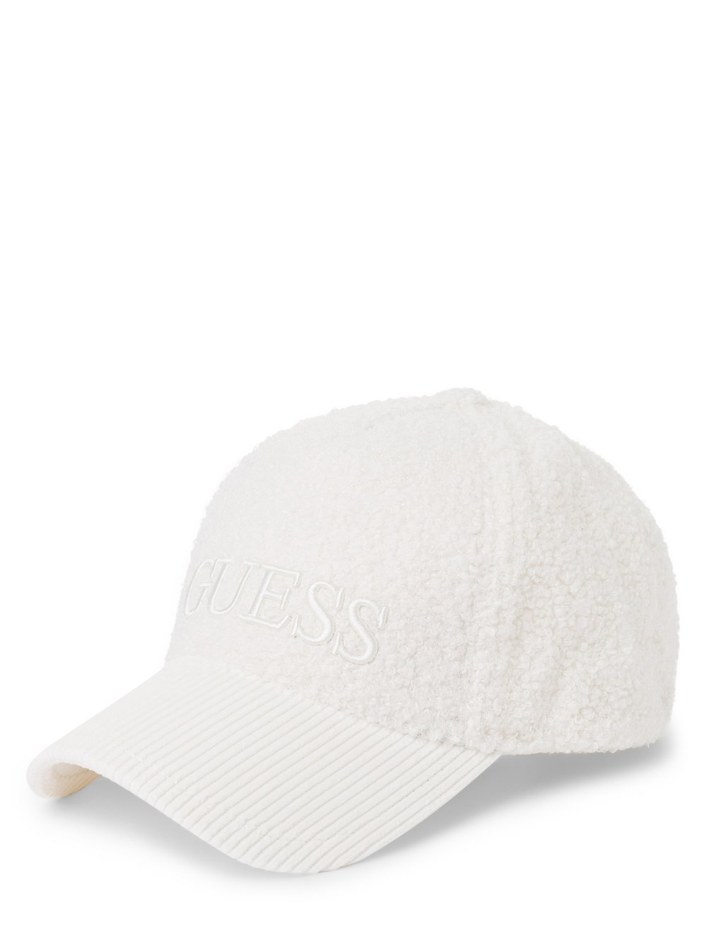 GUESS Cap Damen Baumwolle weiß, ONE SIZE