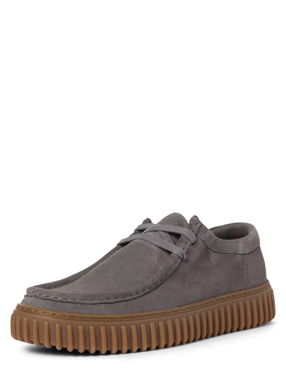 Clarks Mokassins aus Leder Herren grau, 9