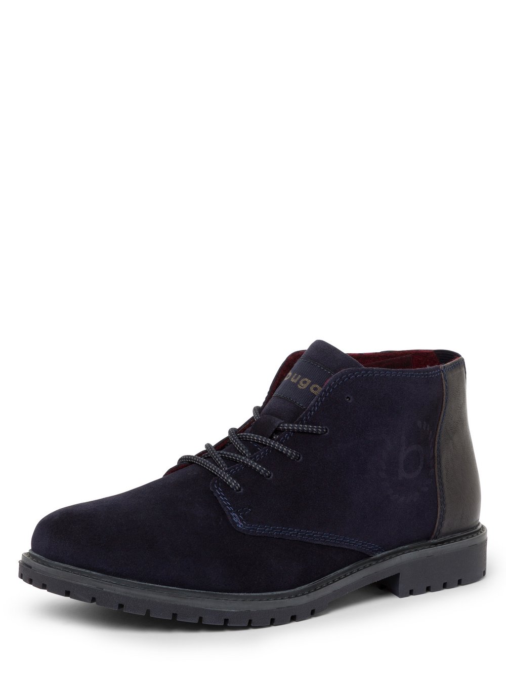 Bugatti Stiefelette aus Leder Herren blau, 42