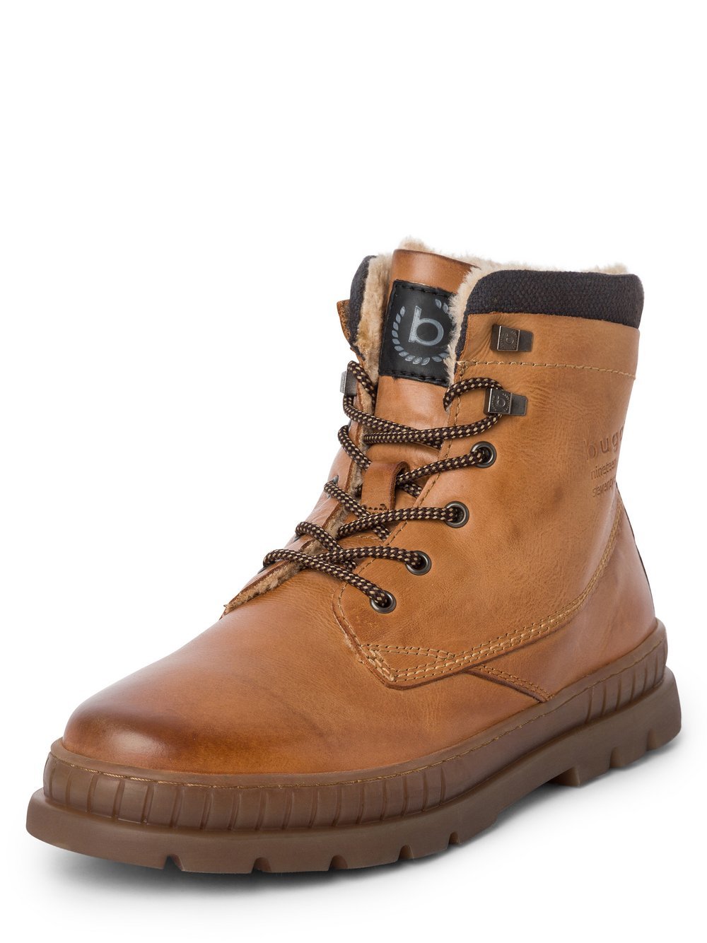 Bugatti Boots aus Leder Herren braun, 46