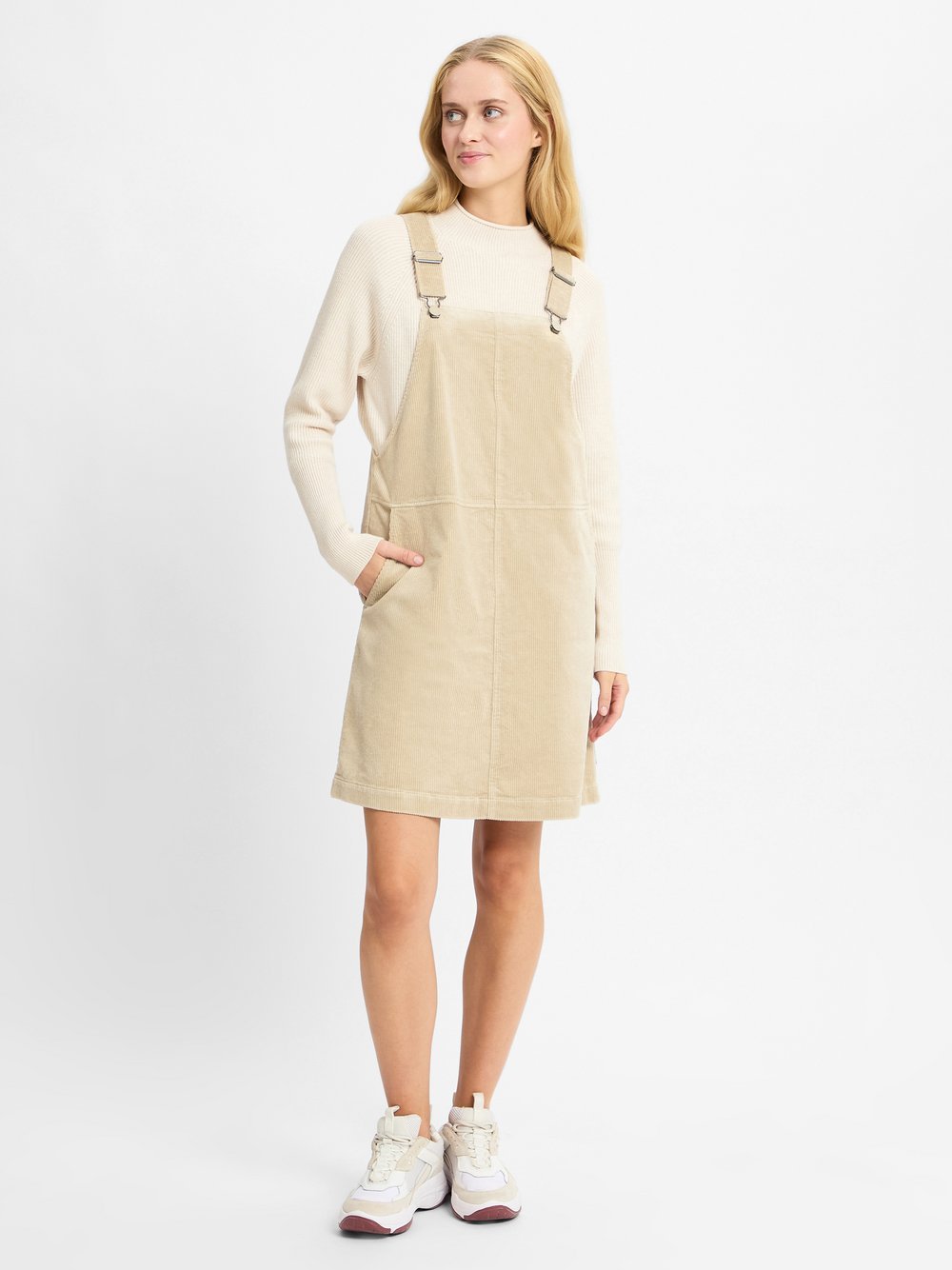 Marc O'Polo Denim Kleid Damen Baumwolle beige, M