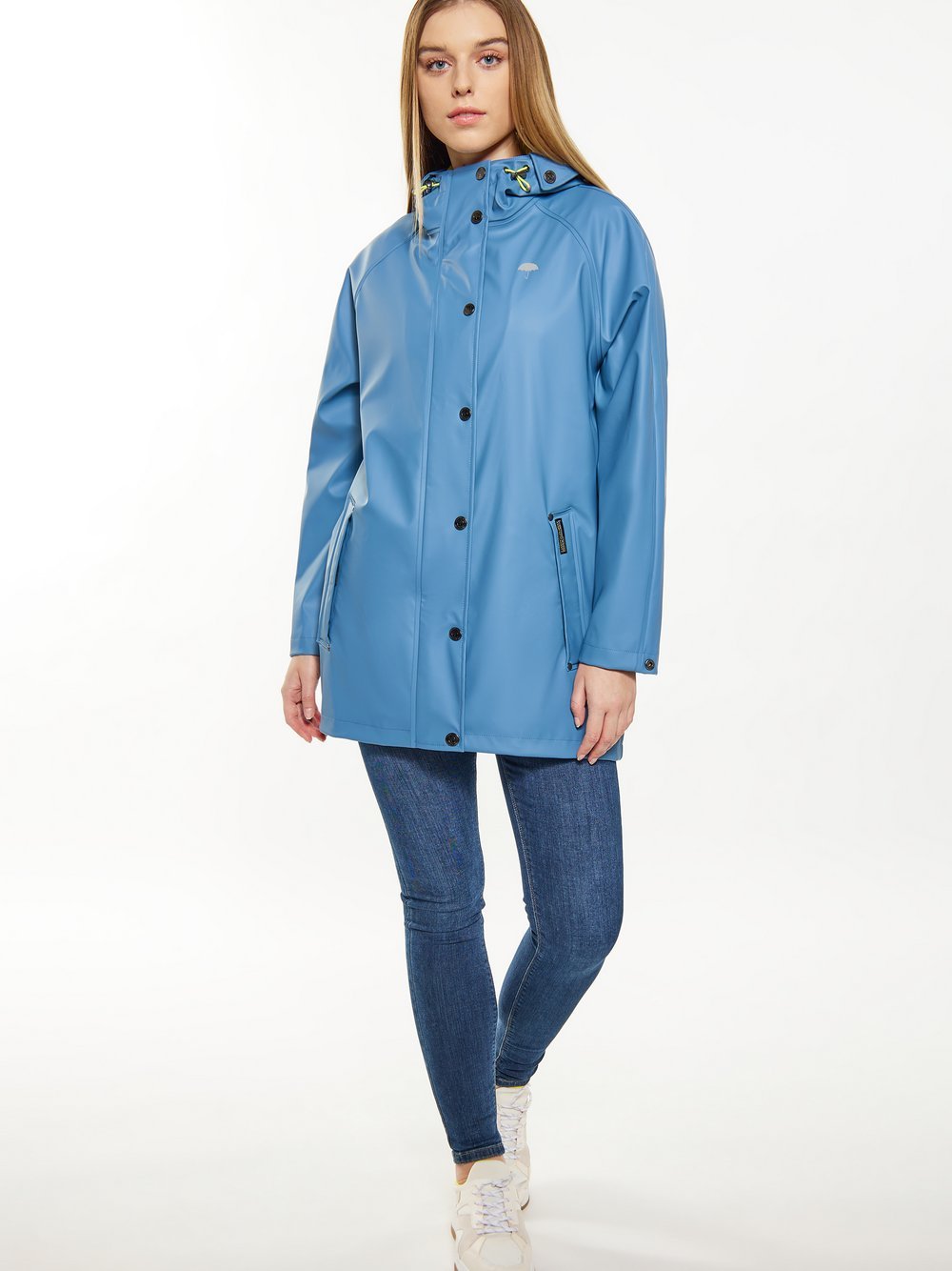 Schmuddelwedda Regenmantel Damen blau, M/L