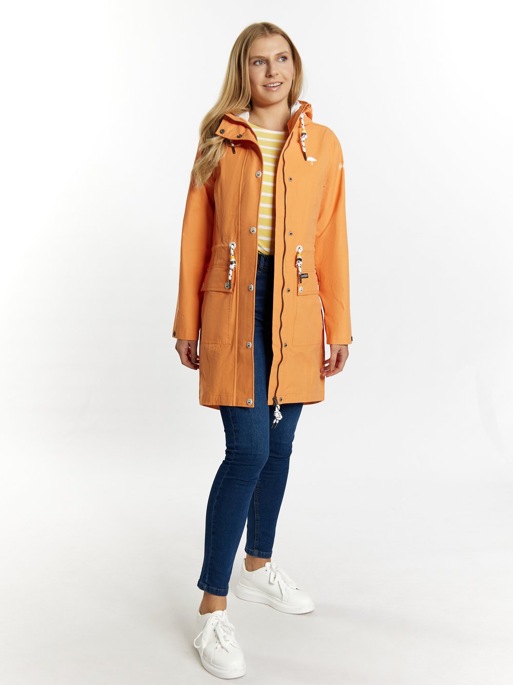 Schmuddelwedda Regenparka Damen Baumwolle orange, XXL