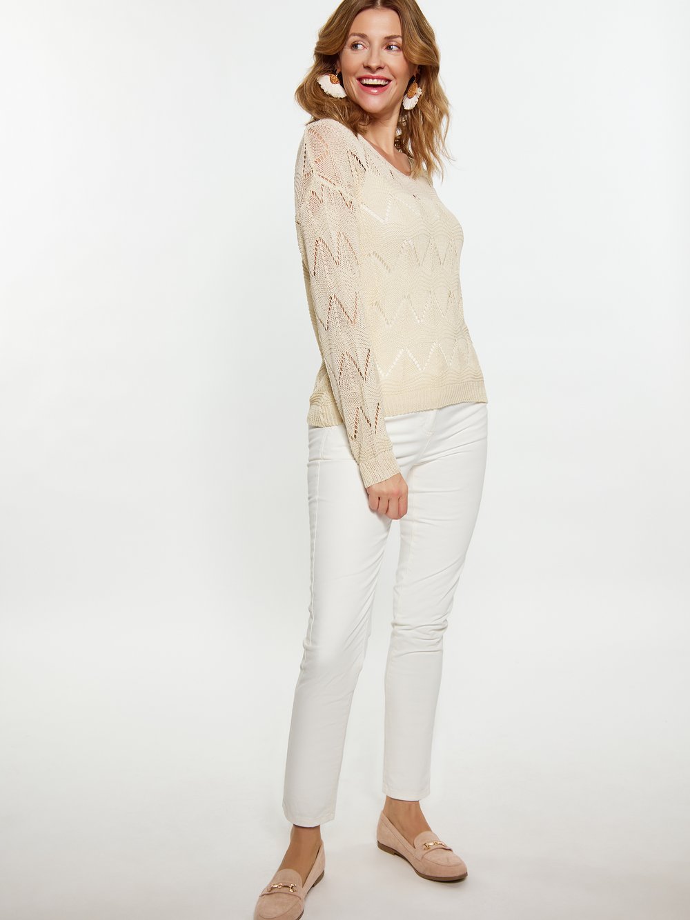 Thumbnail - Usha Zur Seite fahren Damen beige, XS/S