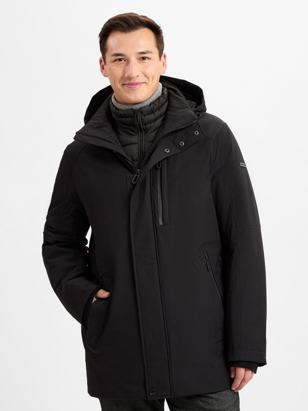 Bugatti Funktionsjacke Herren schwarz, 52