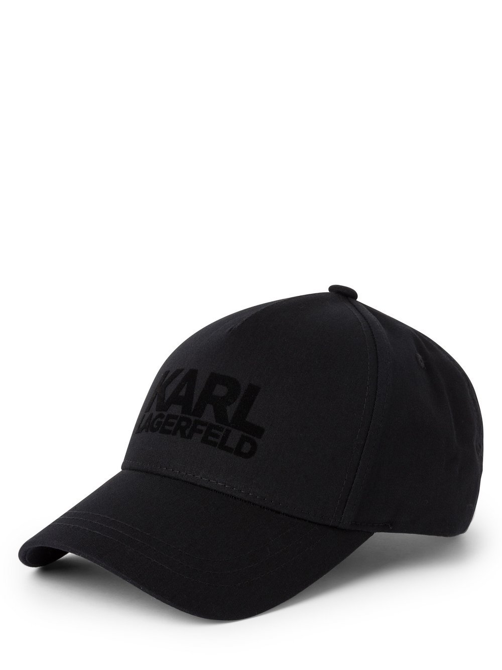 KARL LAGERFELD Cap Herren Baumwolle schwarz, 1