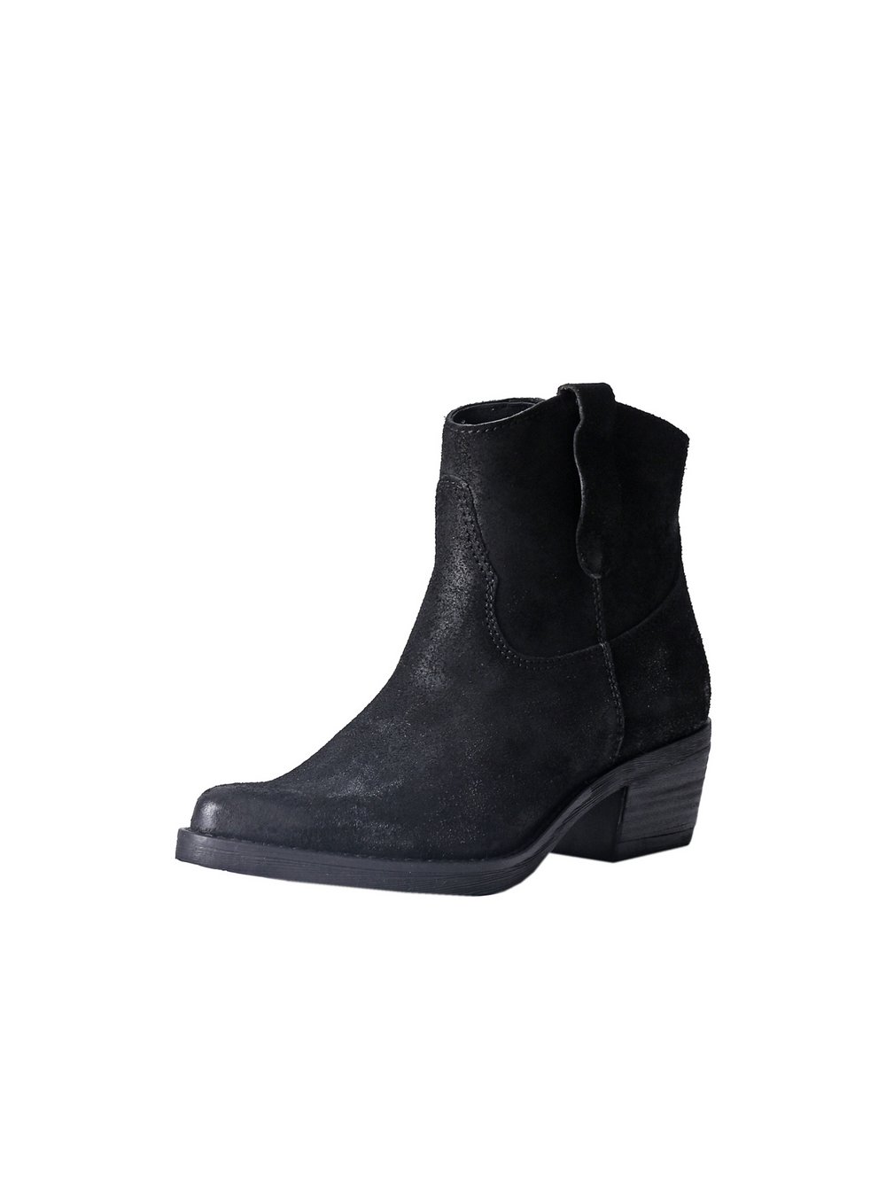 Apple of Eden Stiefelette Damen Leder schwarz, 37