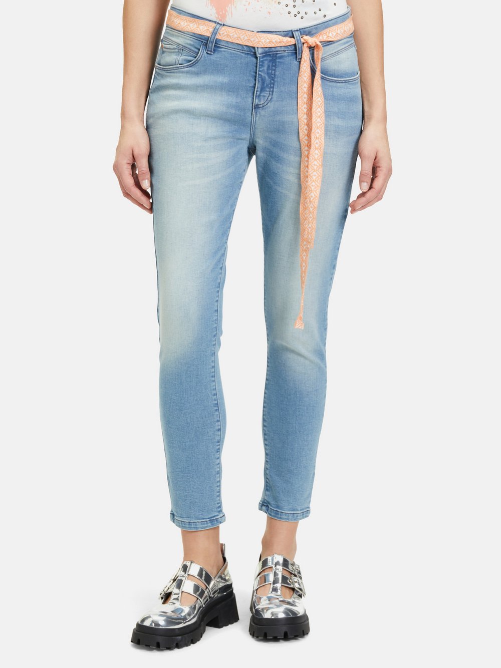 Cartoon Modern fit jeans Damen Baumwolle blau, 44