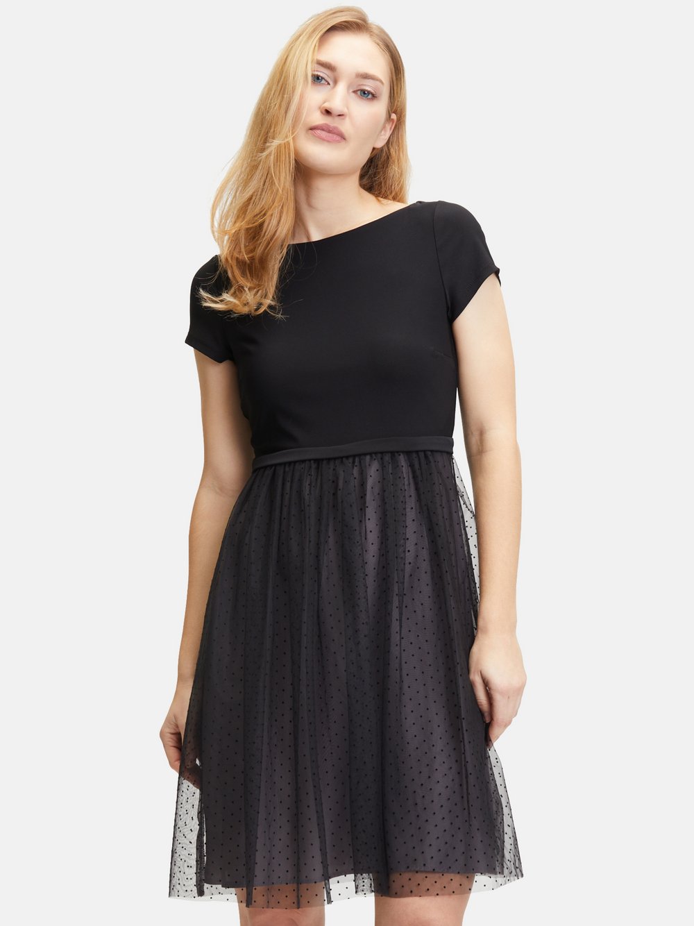 Vera Mont Abendkleid Damen schwarz gemustert, 34