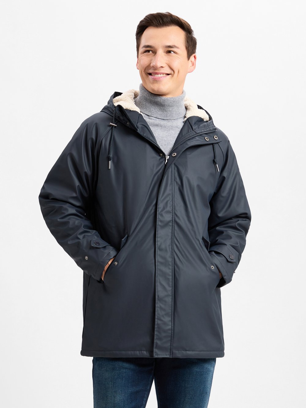 Derbe Parka Herren blau, XXL