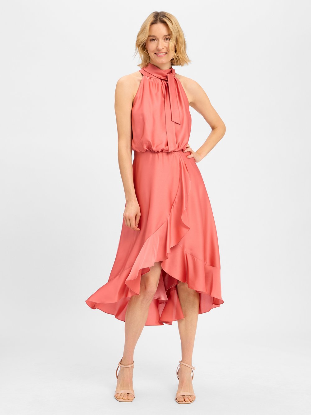 Swing Abendkleid Damen orange, 44