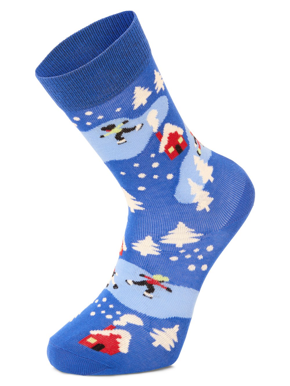 Happy Socks Socken Damen Baumwolle blau gemustert, 41-46