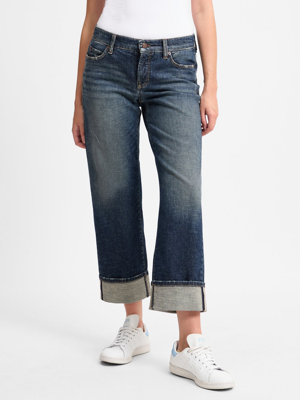 Cambio Jeans- Paris Damen Baumwolle blau, 42