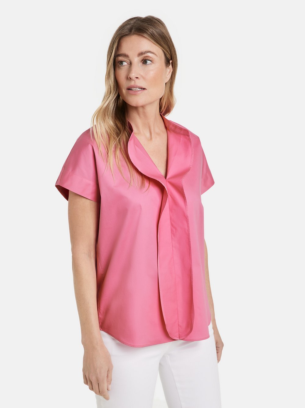 Gerry Weber Kurzarmbluse Damen Baumwolle mehrfarbig, 40