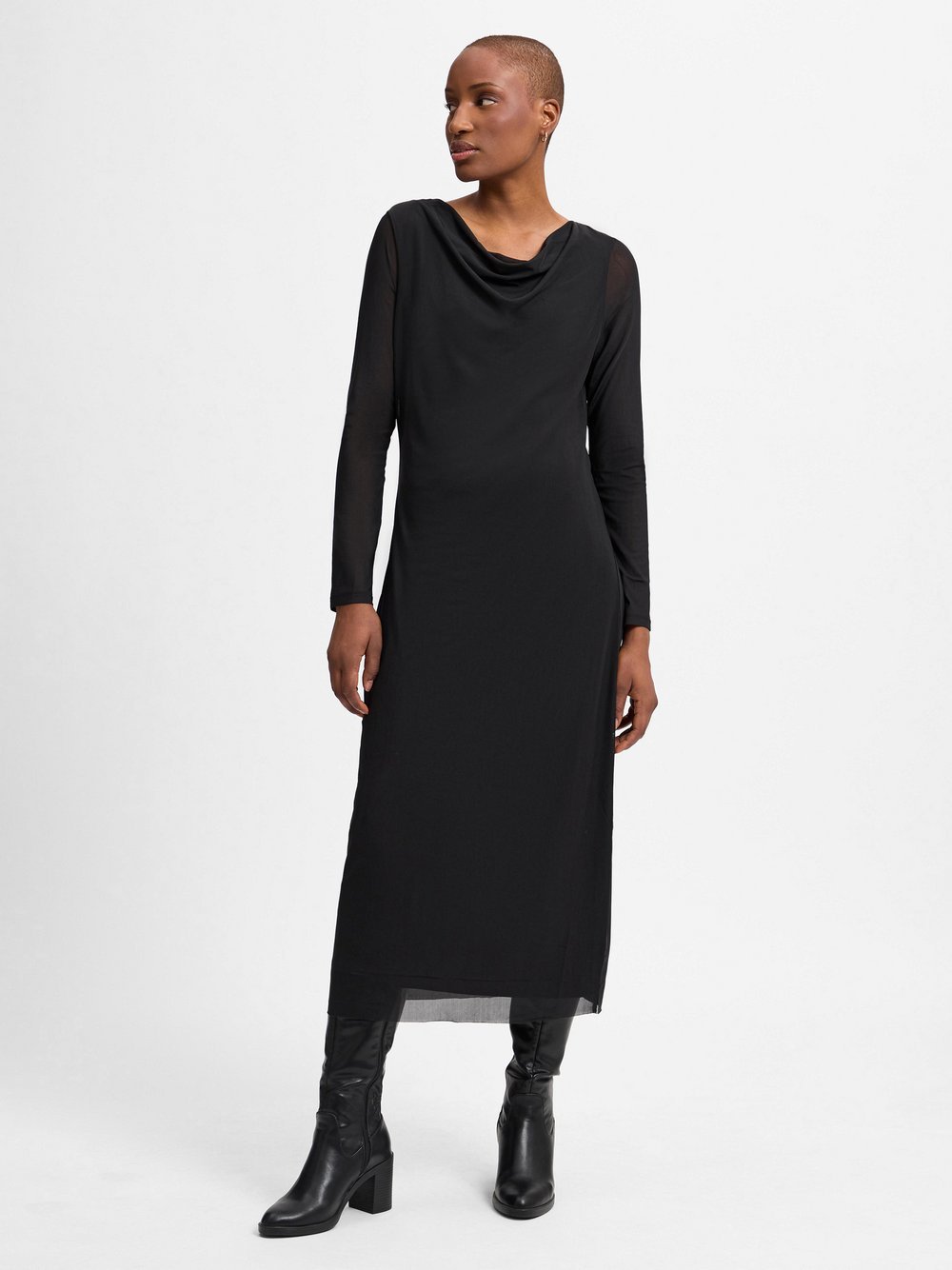 comma Kleid Damen schwarz, 42