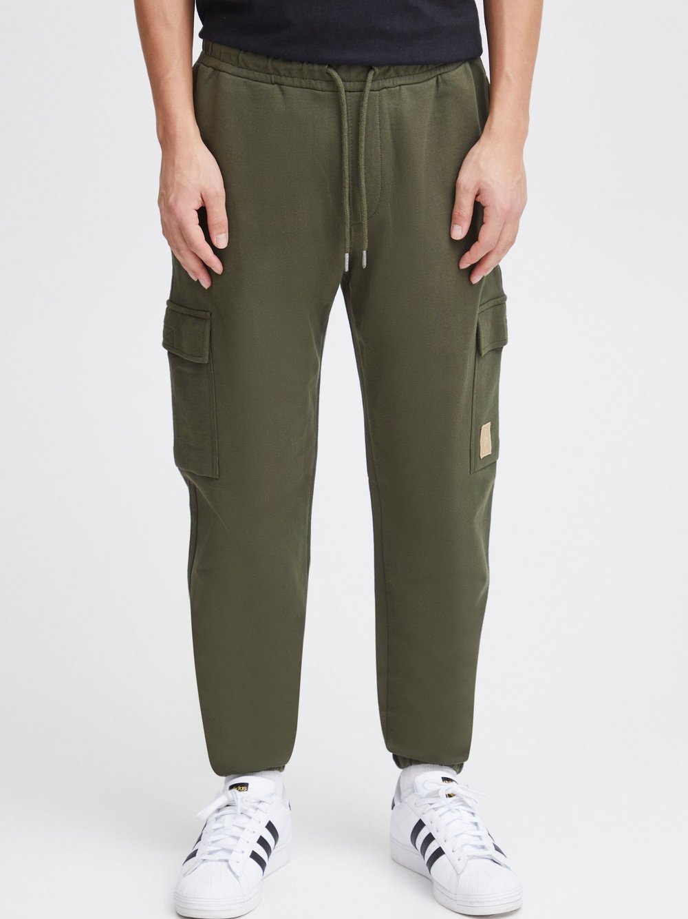 BLEND Cargohose Herren Baumwolle grün, M