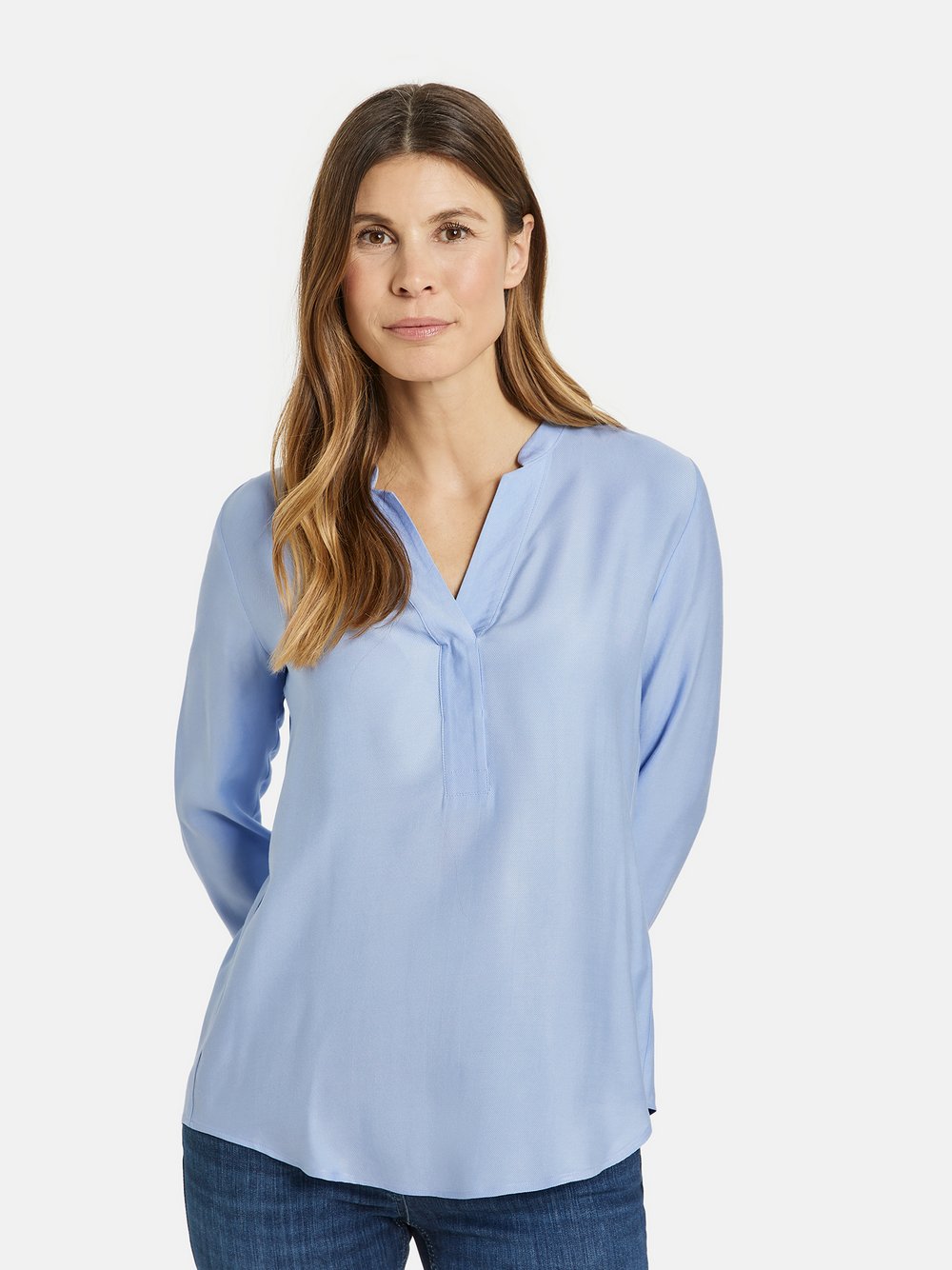 Gerry Weber Bluse Damen Viskose blau, 34