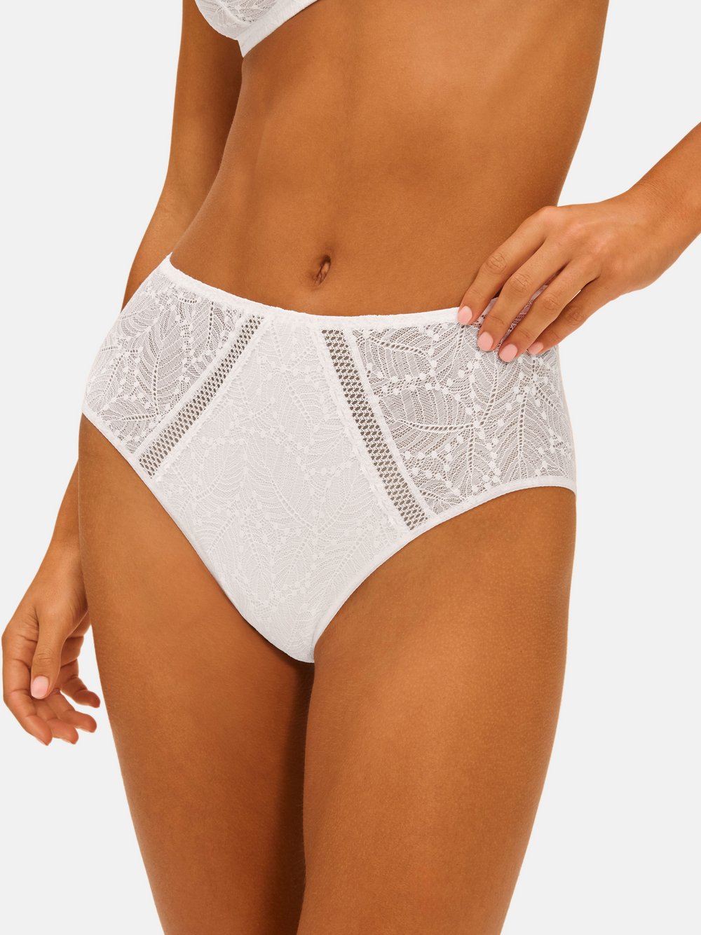 Simone Perele Taillen Slip Damen weiß, XXL