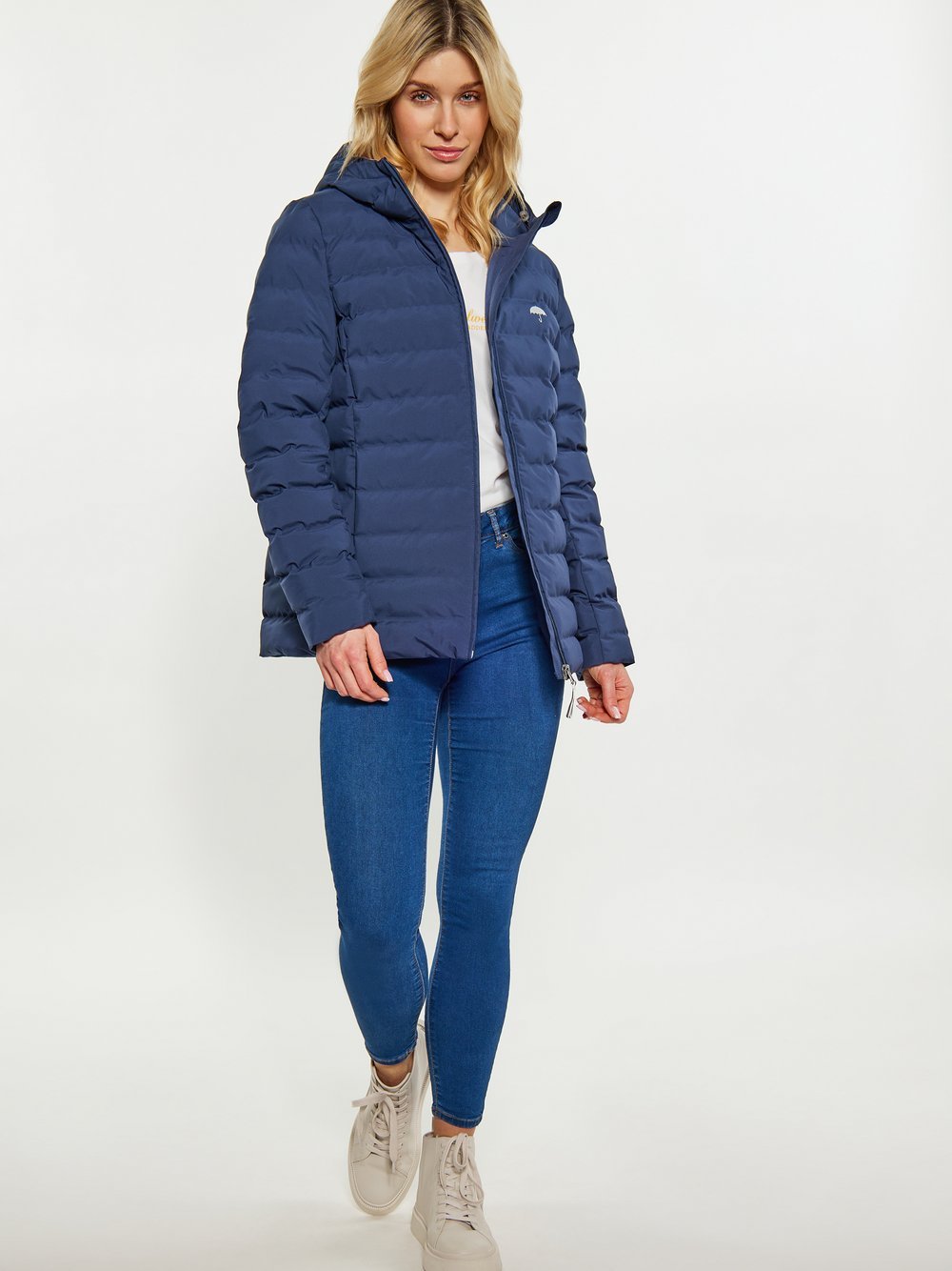 Schmuddelwedda Übergangsjacke/Winterjacke Damen blau, M