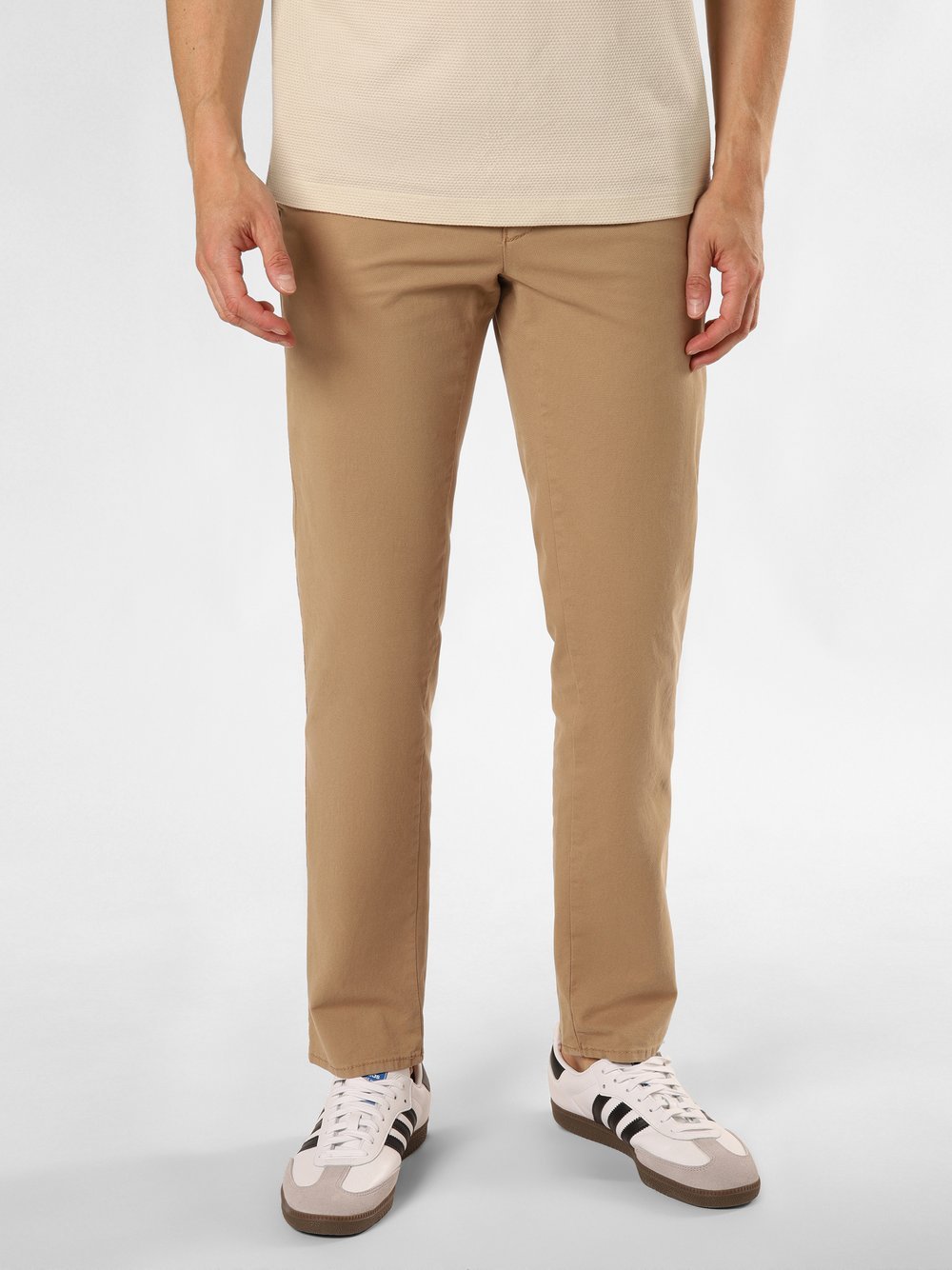 BRAX Hose Herren Baumwolle beige, 36-34