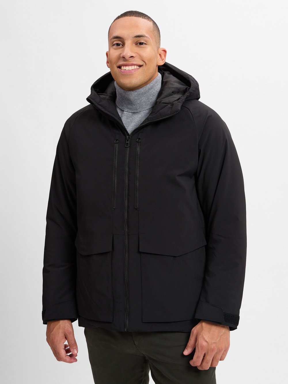 Nils Sundström Jacke Herren schwarz, XL