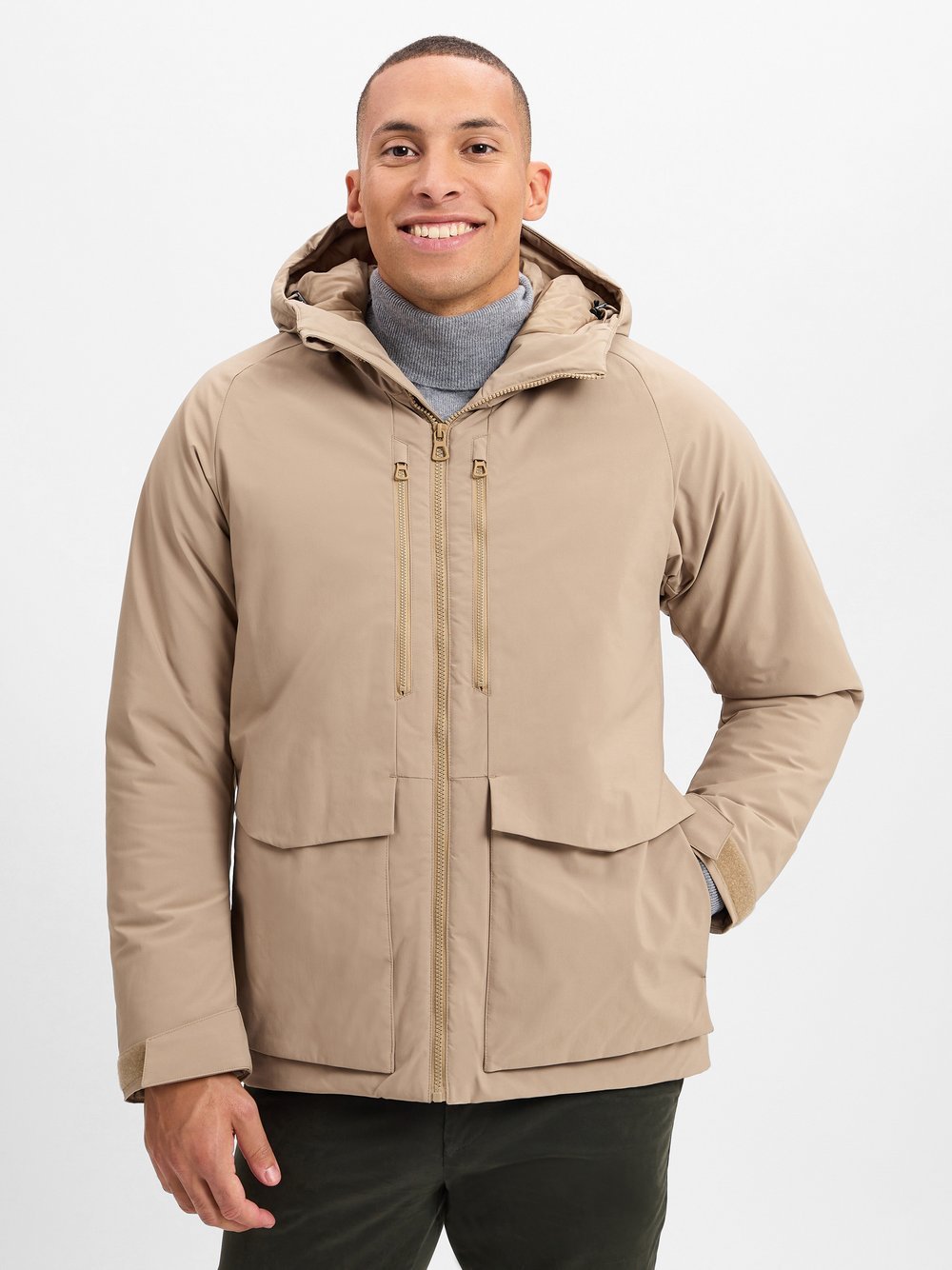 Nils Sundström Jacke Herren beige, XXL