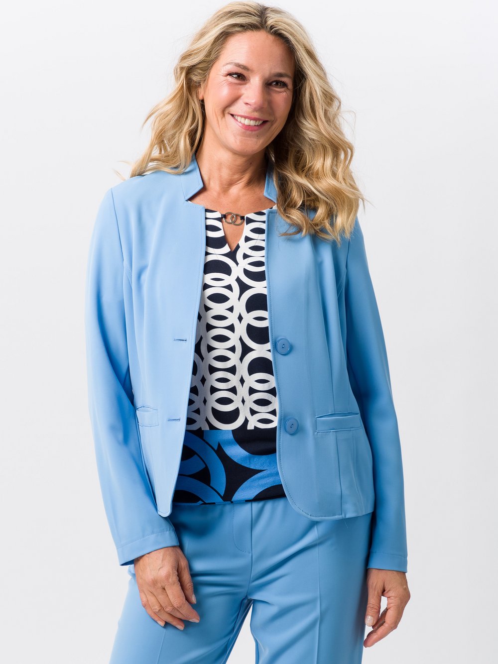 Frank Walder Blazer Damen blau, 40