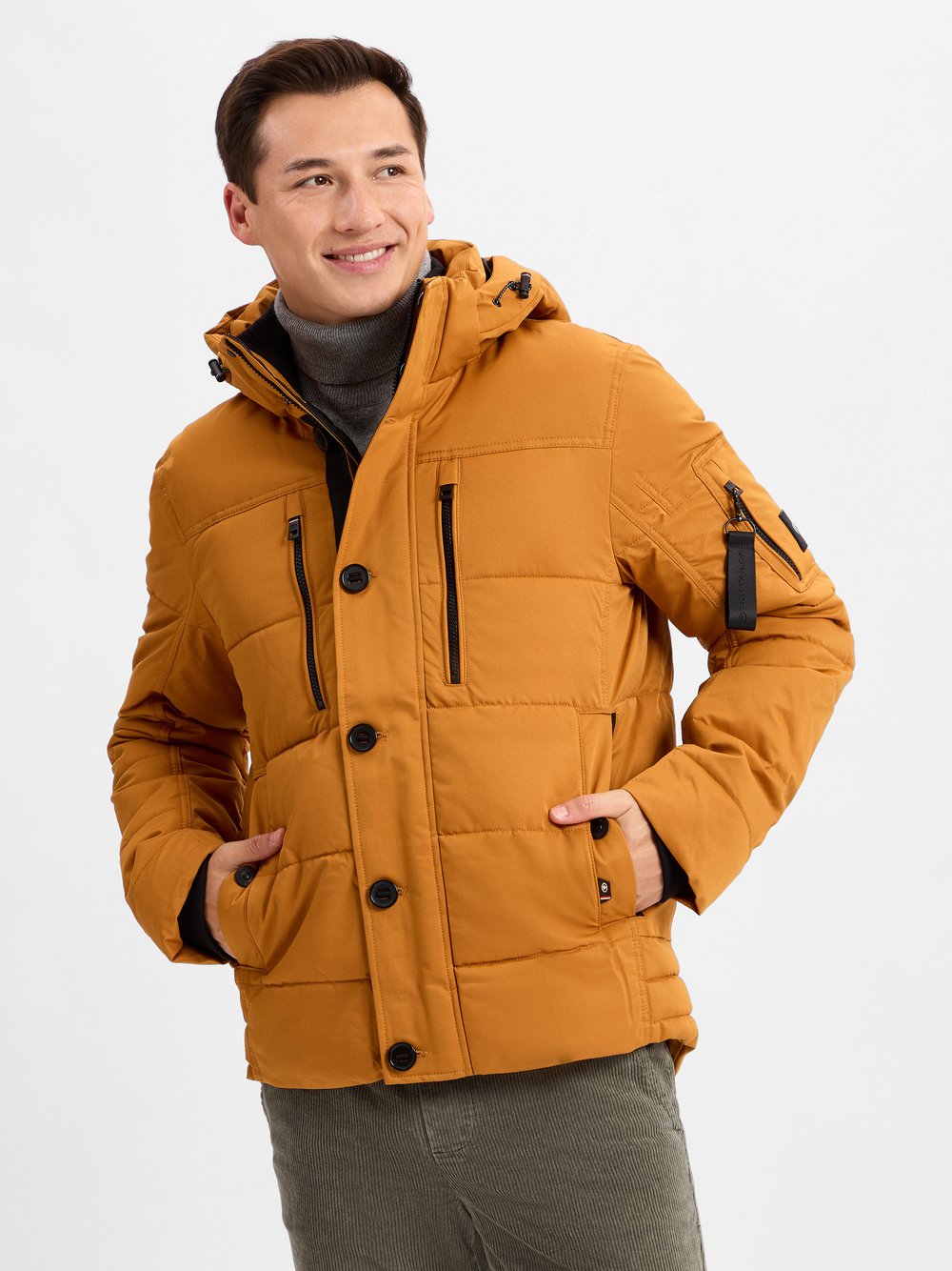 Tom Tailor Steppjacke Herren orange, XXL